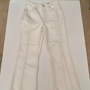 Inc. cream colored bootcut ladie's jeans.